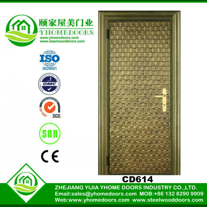 frosted glass lightweight folding door,stainless steel cabinets,villa glas interior door