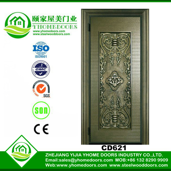 french iron doors,exterior doors for home,upvc double swing door