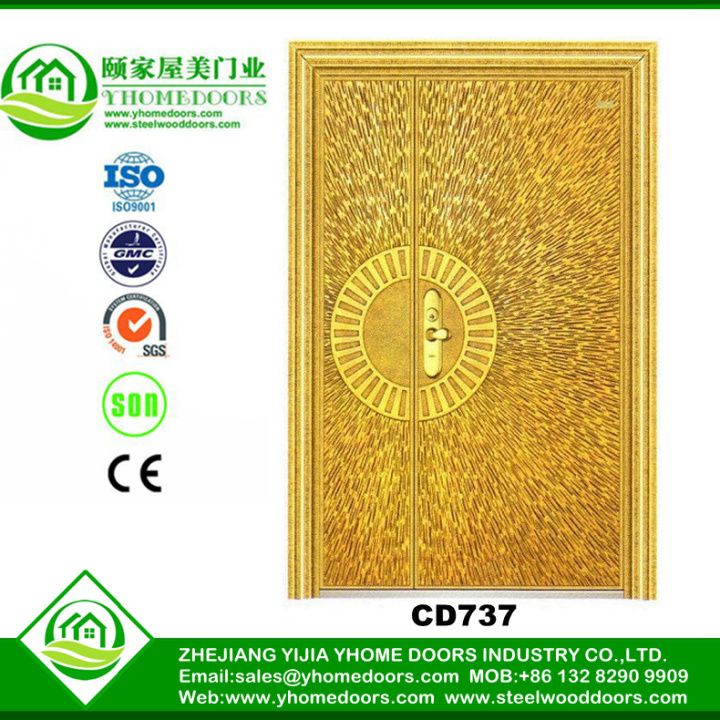 fire proof outside doors for schools,stainless steel mesh,waterproof pvc hospital door foshan