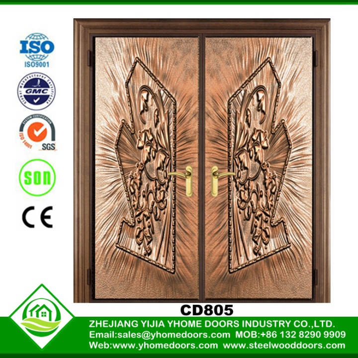 eyebrow top entry doors,security home doors,pvc house front door