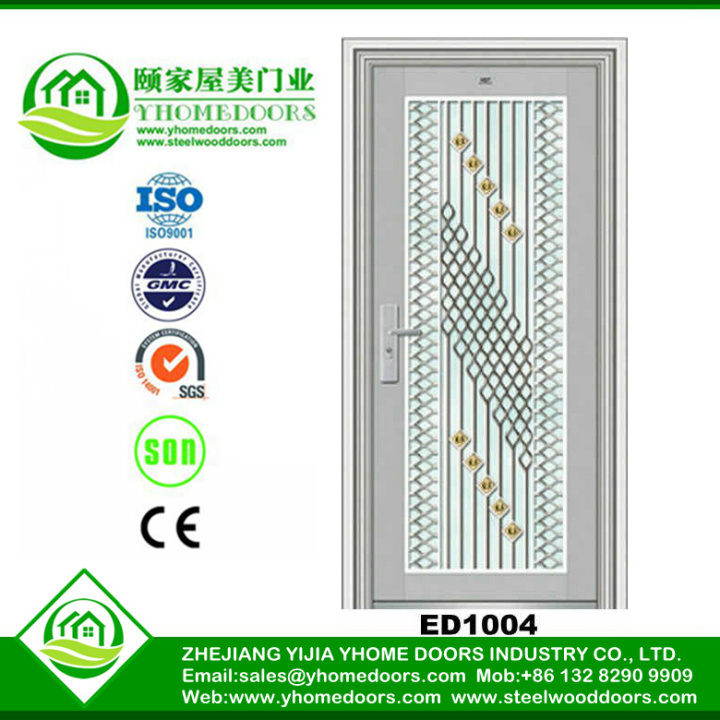 benchmark steel doors,steel back door,stainless steel traffic door