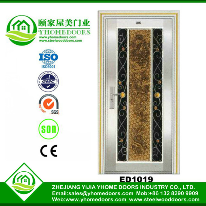 steel bifold doors,pvc coated mdf door ,soundproof pvc door