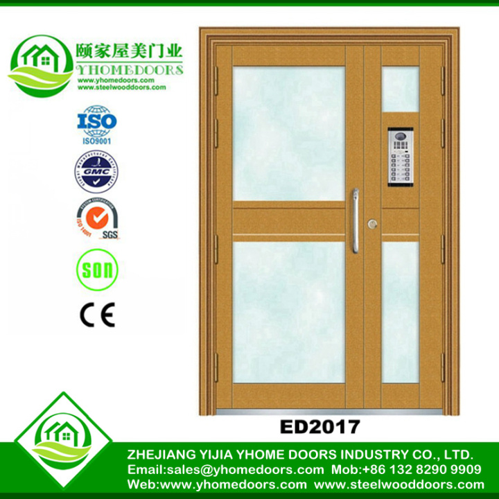 stainless steel glass doors,nice american  door ,aluminum glass door and window for office