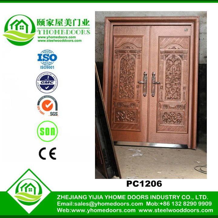 action steel doors,steel framed door,4 panel doors