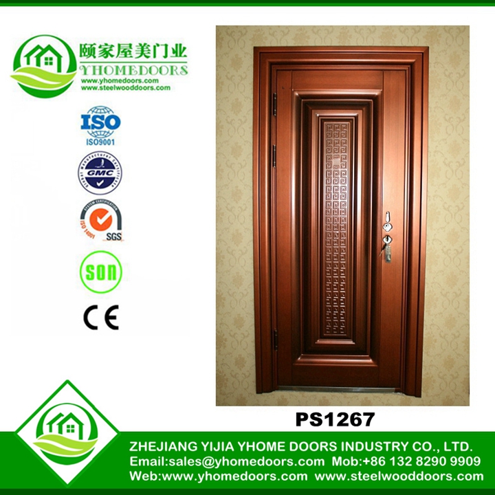 Door with Decorative Glass,double door grill design,electronic door
