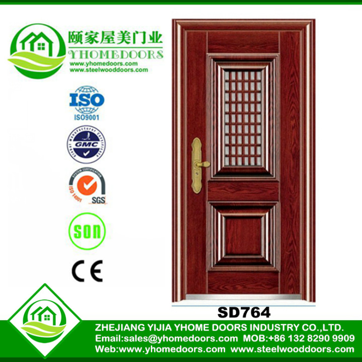 aluminum garage doors,steel security metal door ,ul wood door