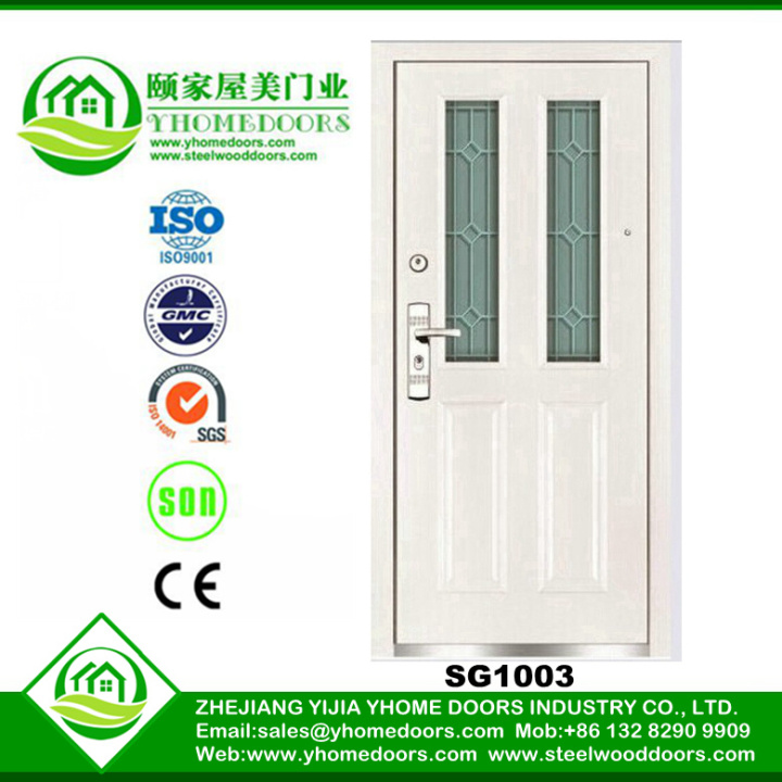 painting steel doors,europe steel security door,timber and glass internal doors