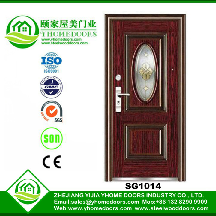 custom steel exterior doors,security steel entrance door ,titan steel security door