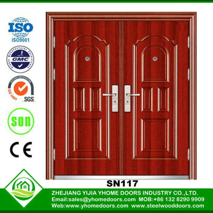 exterior steel doors and frames,security screen door price,swing triple glass door