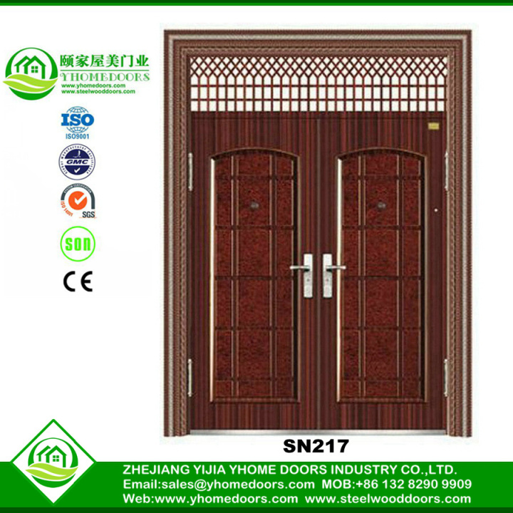 commercial steel man doors,Copper Finished door,teak carved door