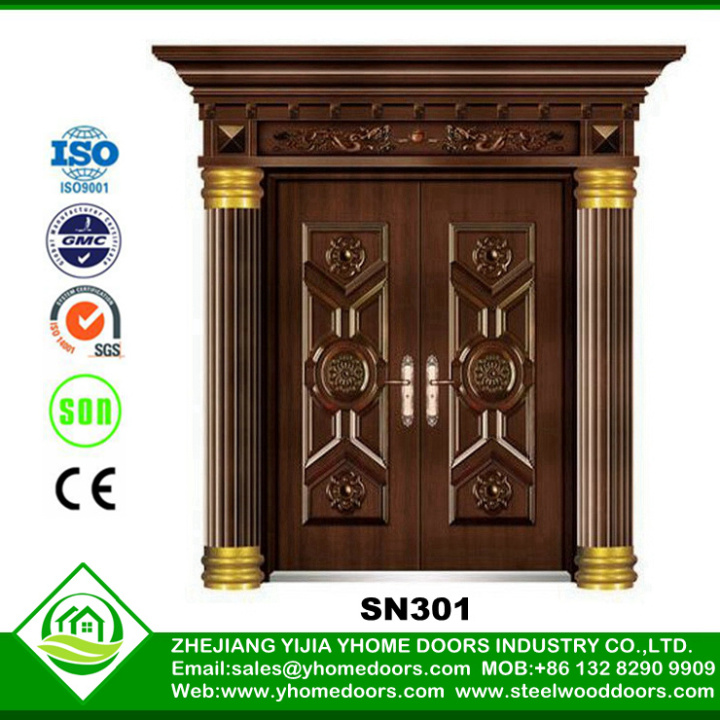 36 inch steel door,steel panel doors,steel security door with 2 lock