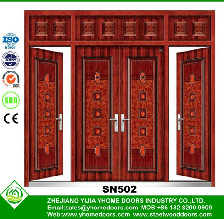 glass front entry doors, NEW Surface Steel Security Door,triple sliding door system